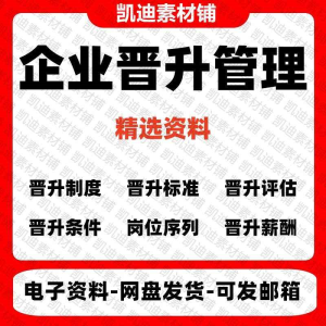 企业员工晋升标准管理制度晋升体系底薪酬制度职级体系晋升评定